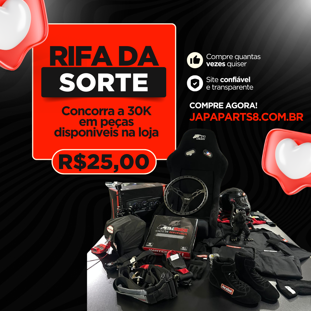 Rifa da sorte de carro post para instagram